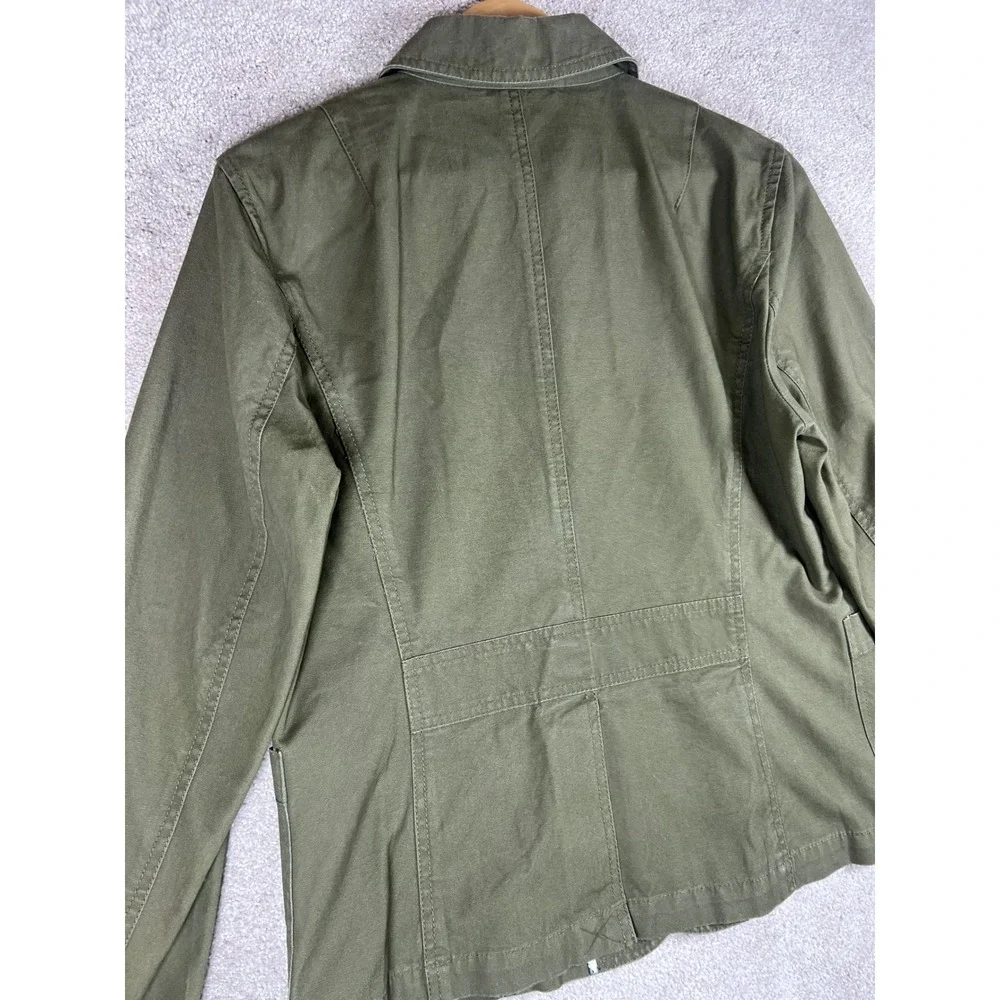 J. Crew Military Green Cotton Utility Jacket